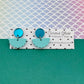 Scallop Acrylic Earrings