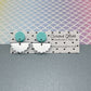 Scallop Acrylic Earrings