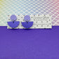 Scallop Acrylic Earrings