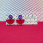 Scallop Acrylic Earrings