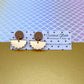 Scallop Acrylic Earrings