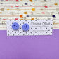 Button Stud Acrylic Earrings
