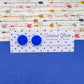 Button Stud Acrylic Earrings