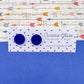 Button Stud Acrylic Earrings