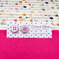 Button Stud Acrylic Earrings