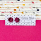 Button Stud Acrylic Earrings