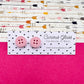Button Stud Acrylic Earrings
