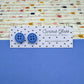 Button Stud Acrylic Earrings