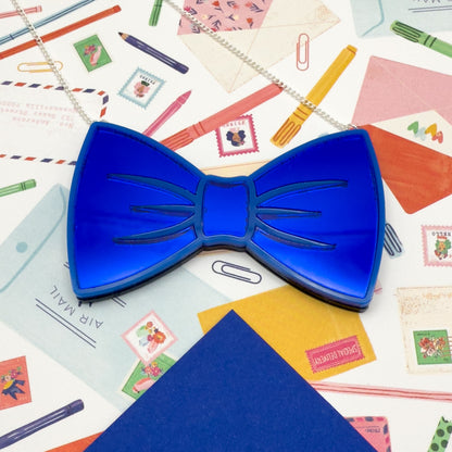 Bow Tie Acrylic Necklace