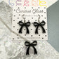 Bow acrylic necklace - smaller