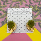 Monstera Acrylic Earrings
