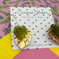 Monstera Acrylic Earrings