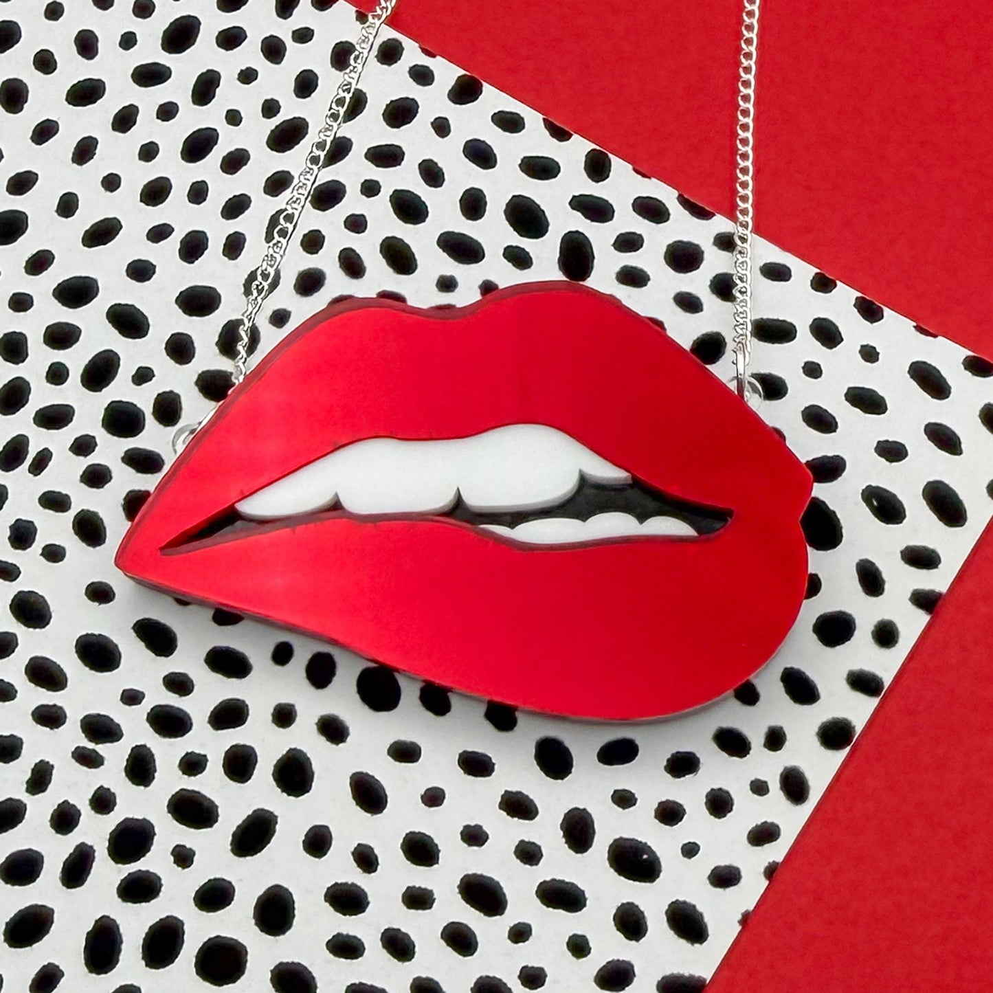 Retro Acrylic Necklace