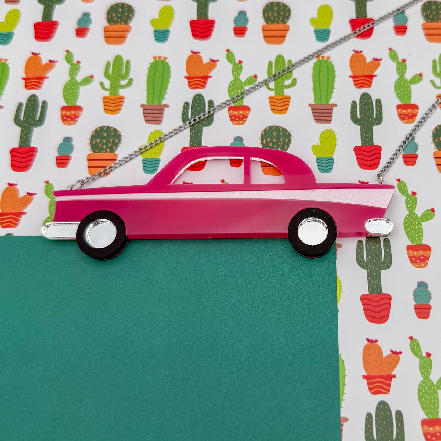 Retro Acrylic Necklace