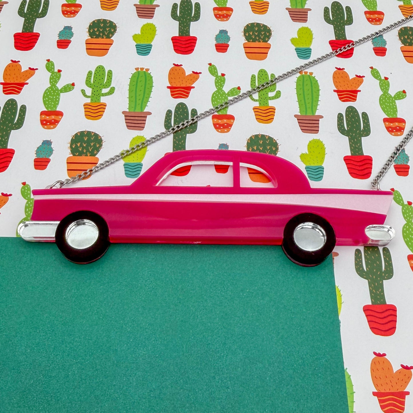 Retro Acrylic Necklace