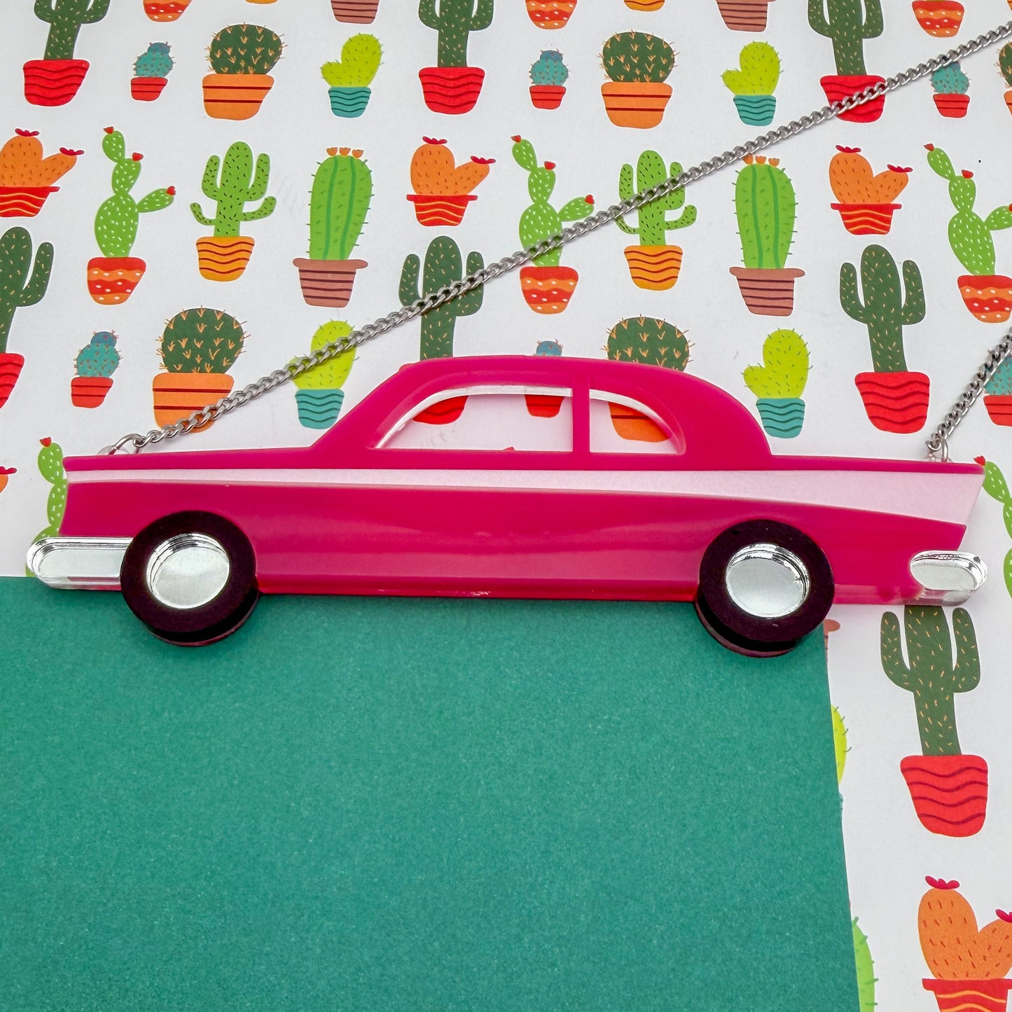 Retro Acrylic Necklace