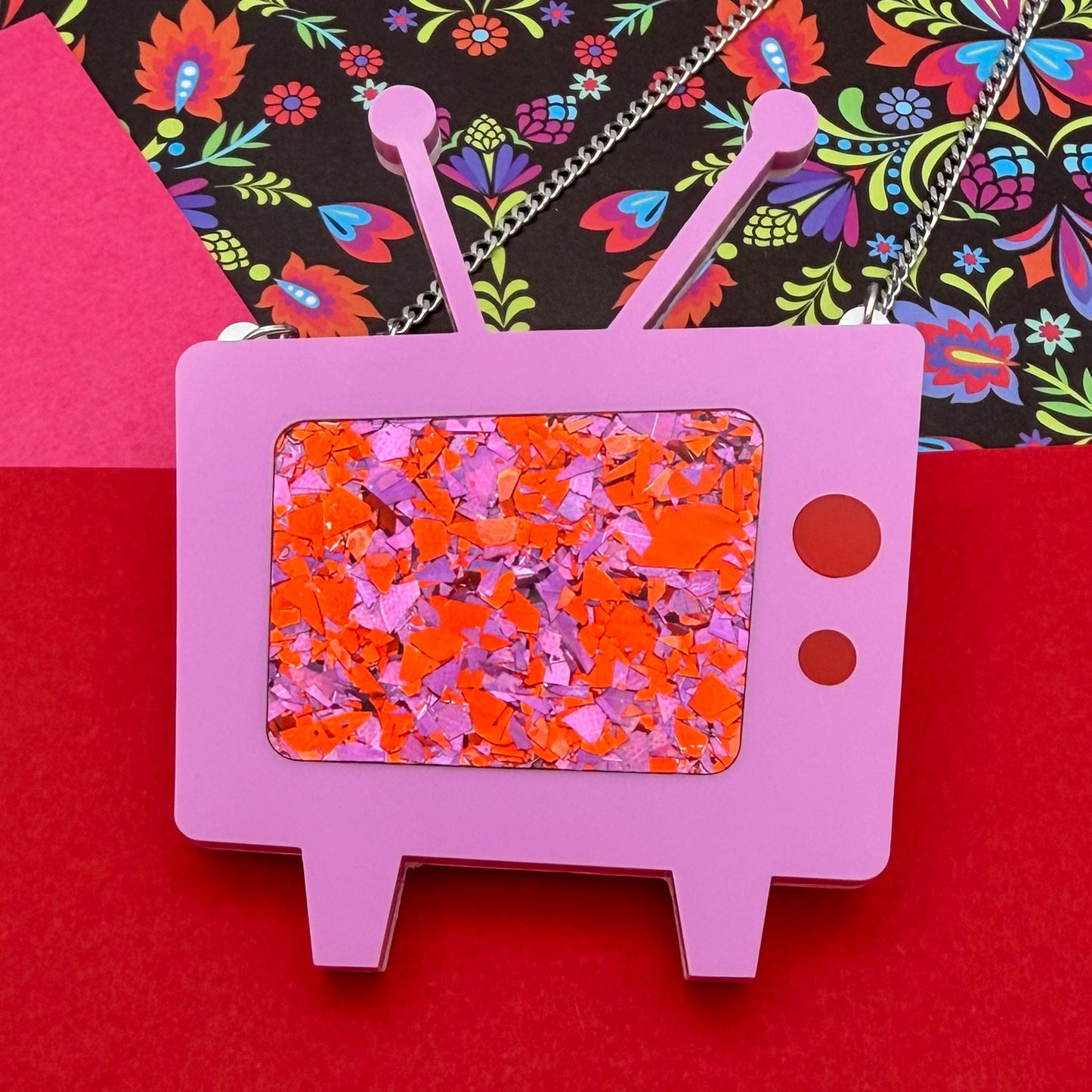 Retro Acrylic Necklace