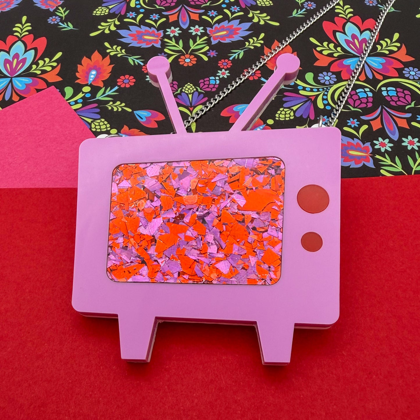 Retro Acrylic Necklace