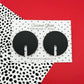 Bold oversized acrylic studs