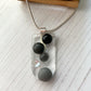 Dark Monochrome Bubble Glass Necklace