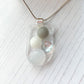 Light Monochrome Bubble Glass Necklace