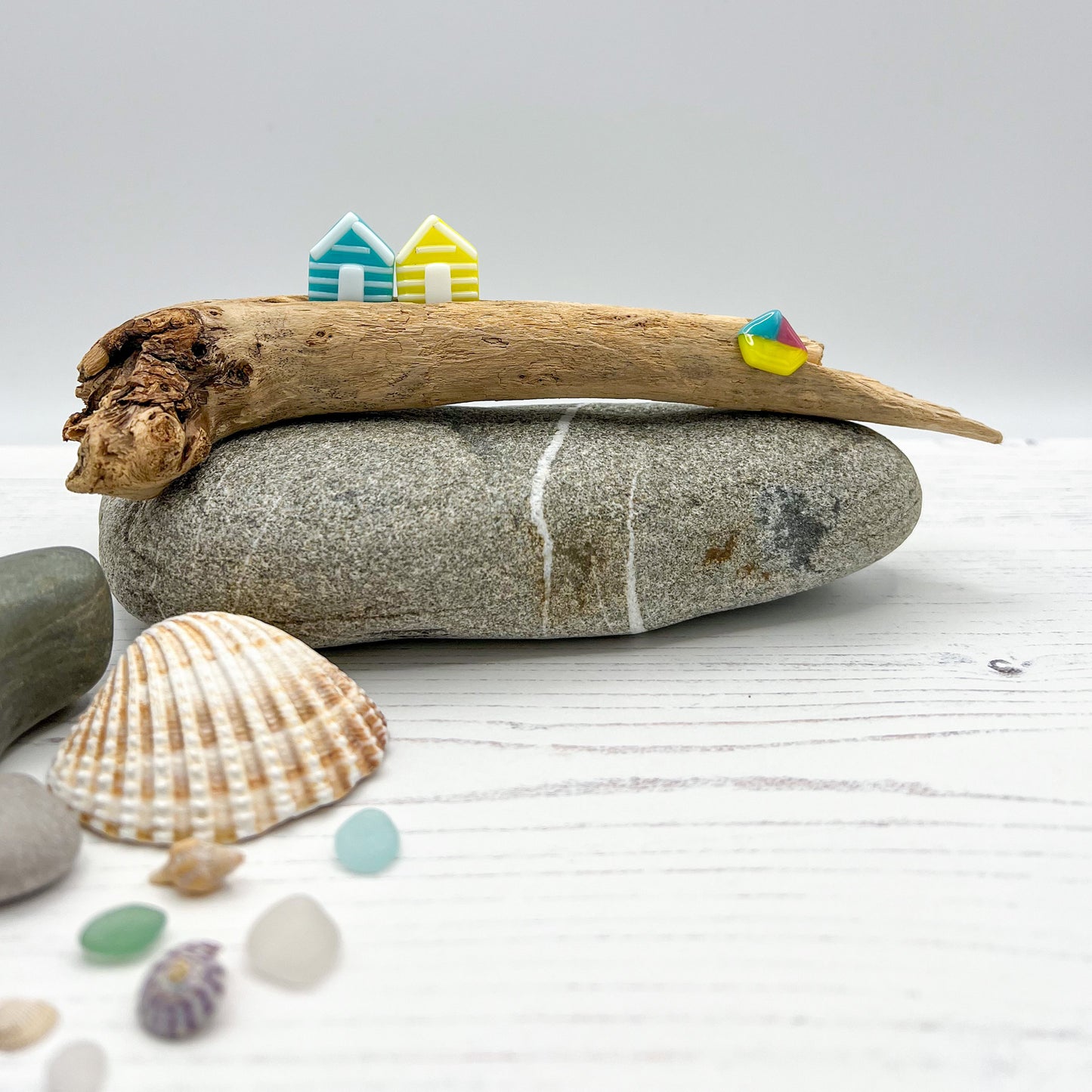 Small Driftwood Beach Huts
