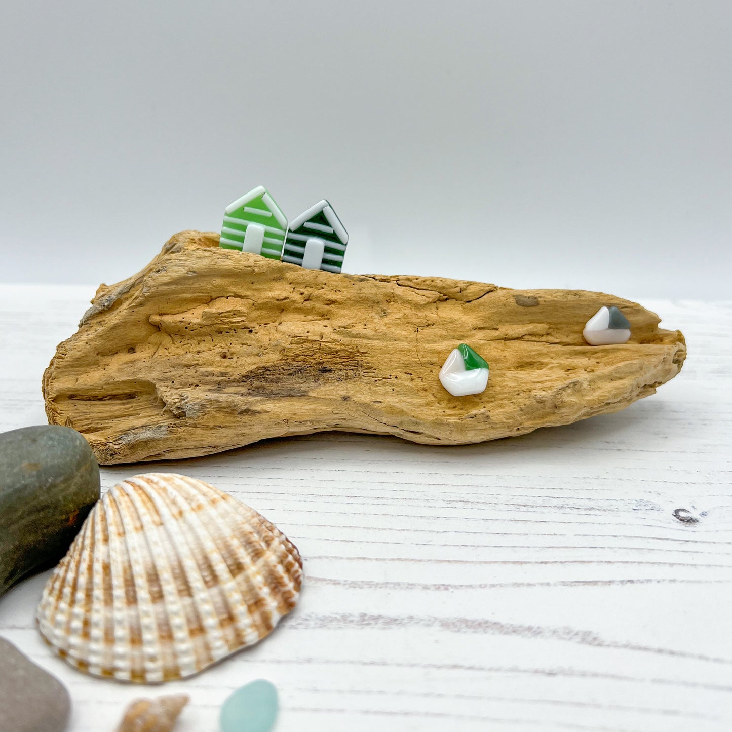 Small Driftwood Beach Huts