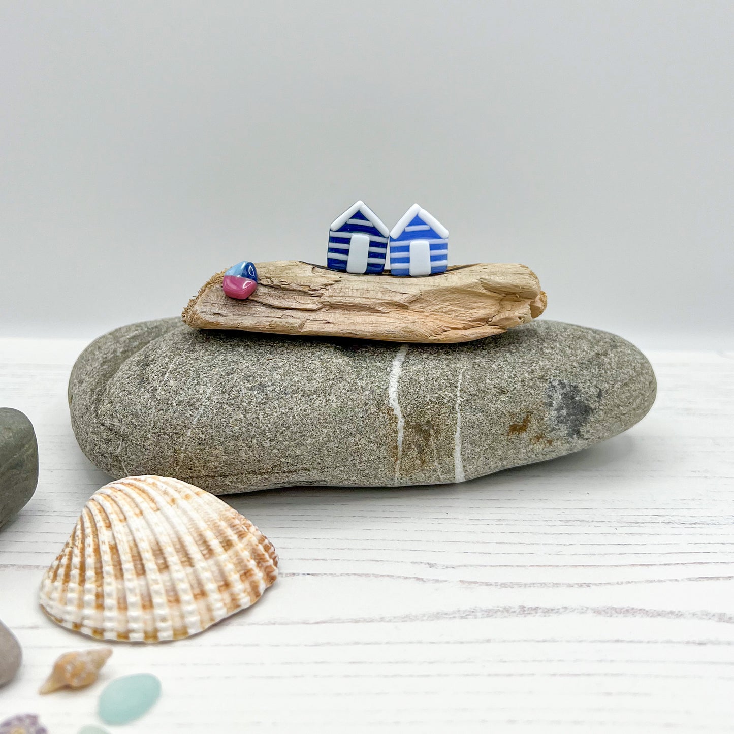 Small Driftwood Beach Huts