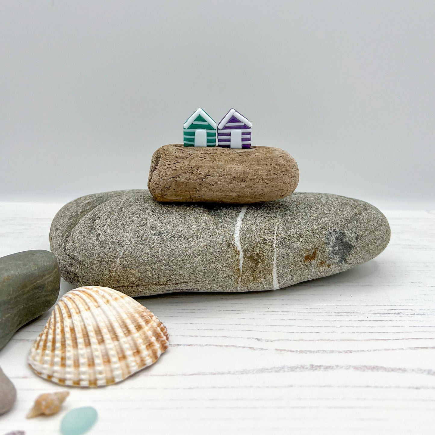 Small Driftwood Beach Huts