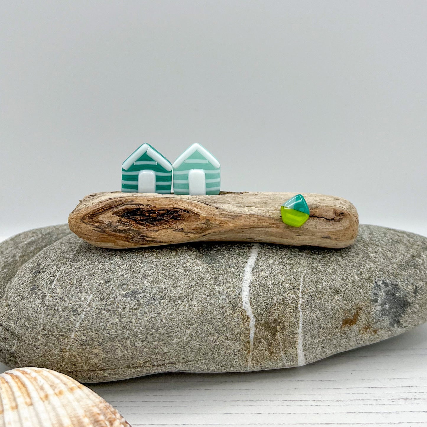 Small Driftwood Beach Huts