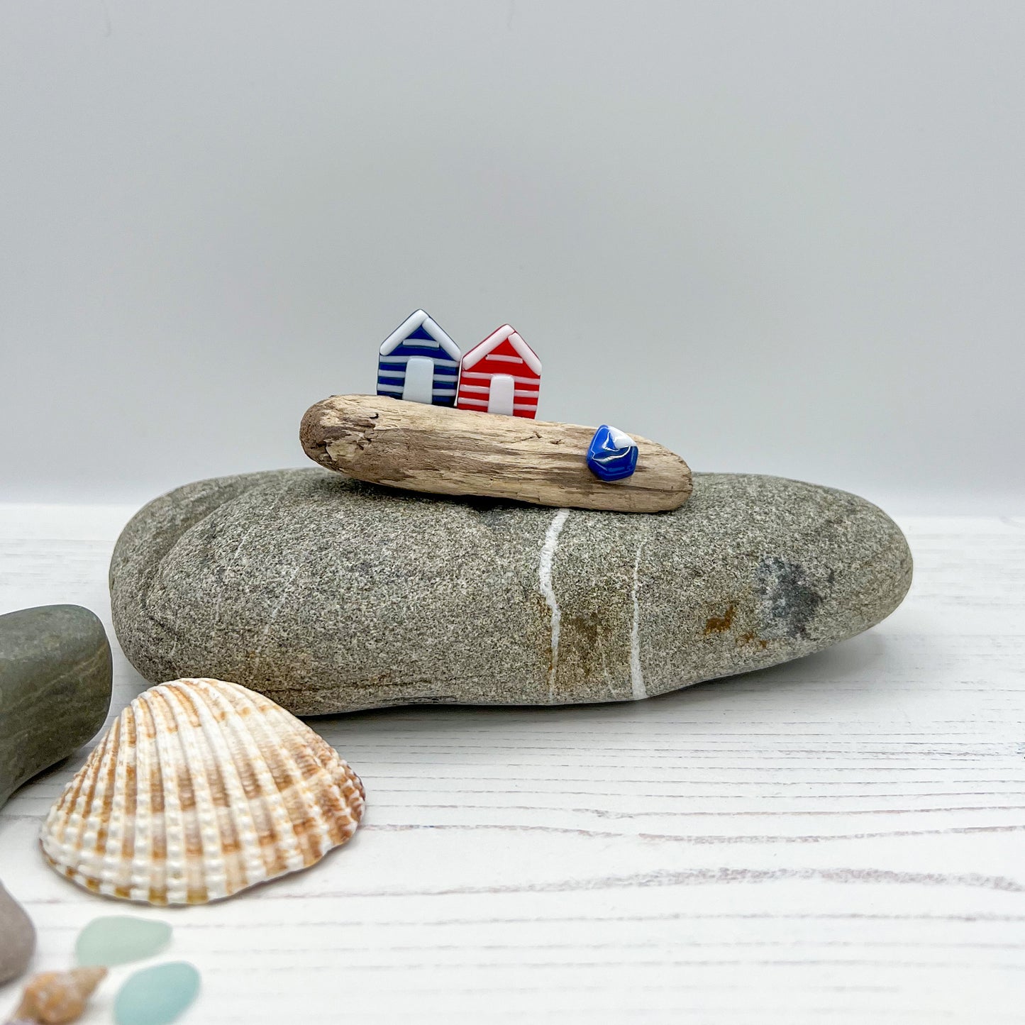 Small Driftwood Beach Huts