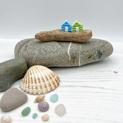 Small Driftwood Beach Huts