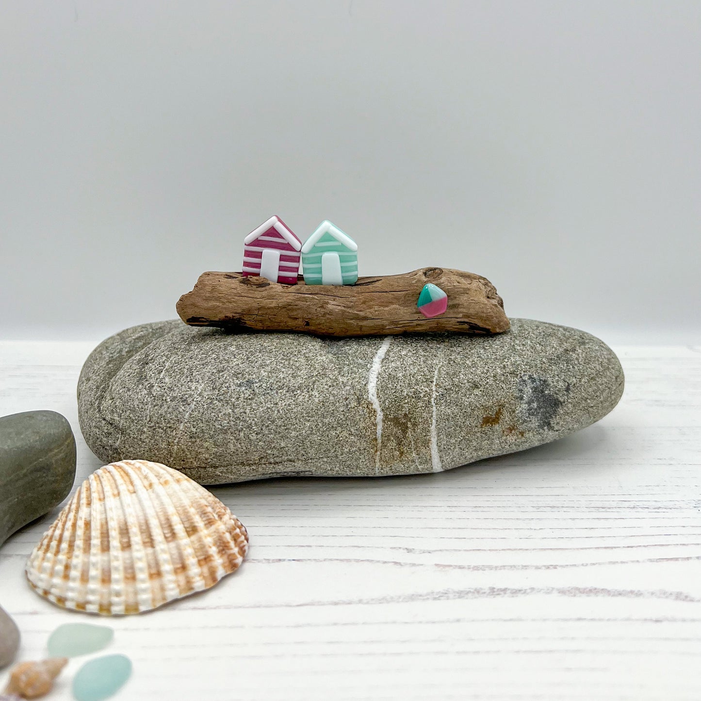 Small Driftwood Beach Huts