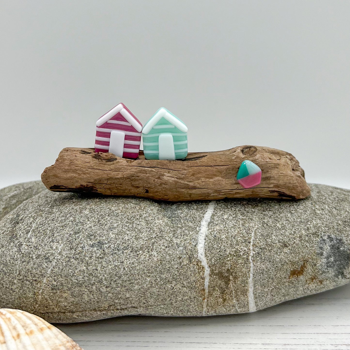 Small Driftwood Beach Huts