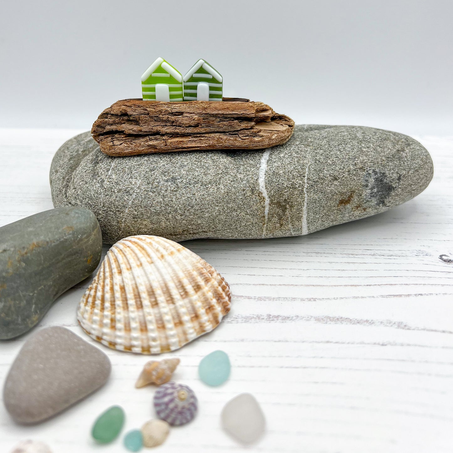 Small Driftwood Beach Huts
