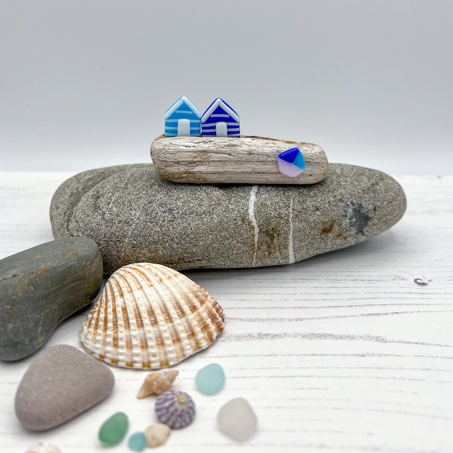 Small Driftwood Beach Huts