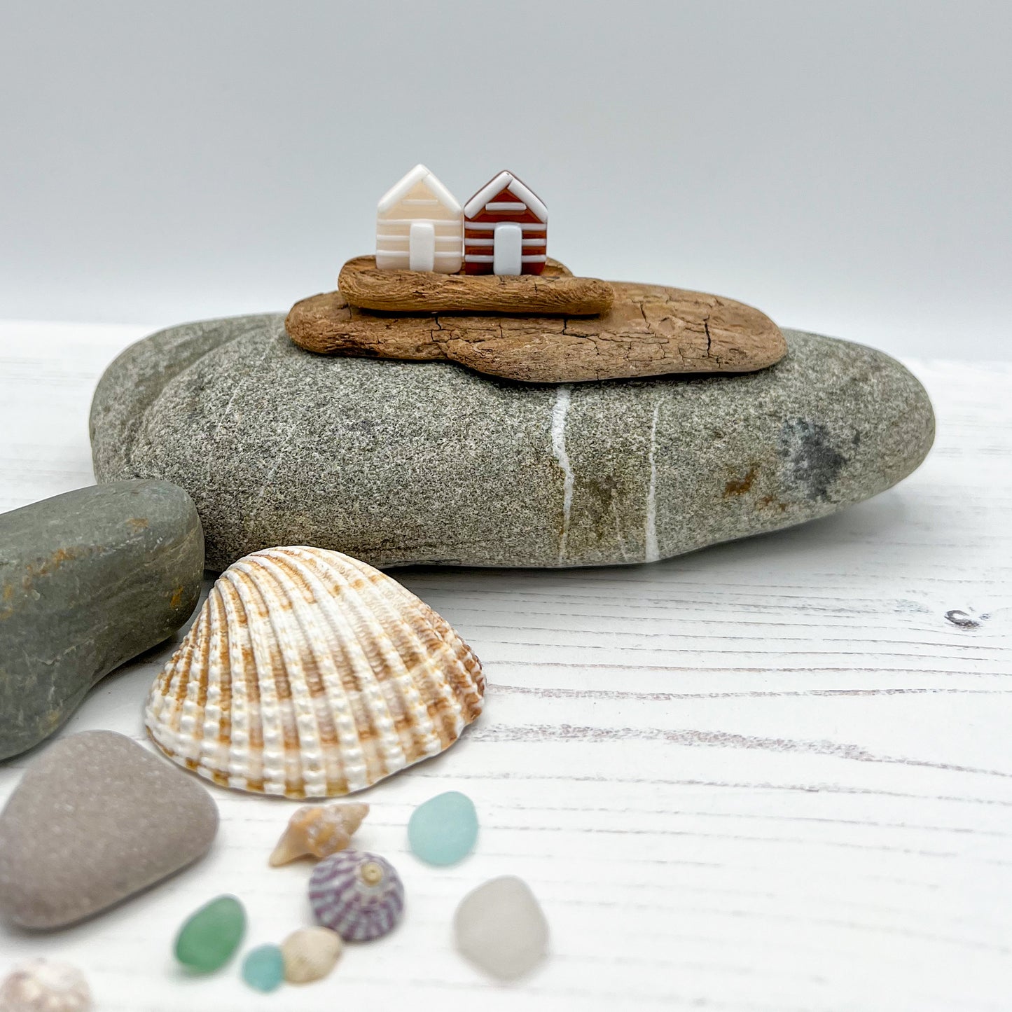 Small Driftwood Beach Huts
