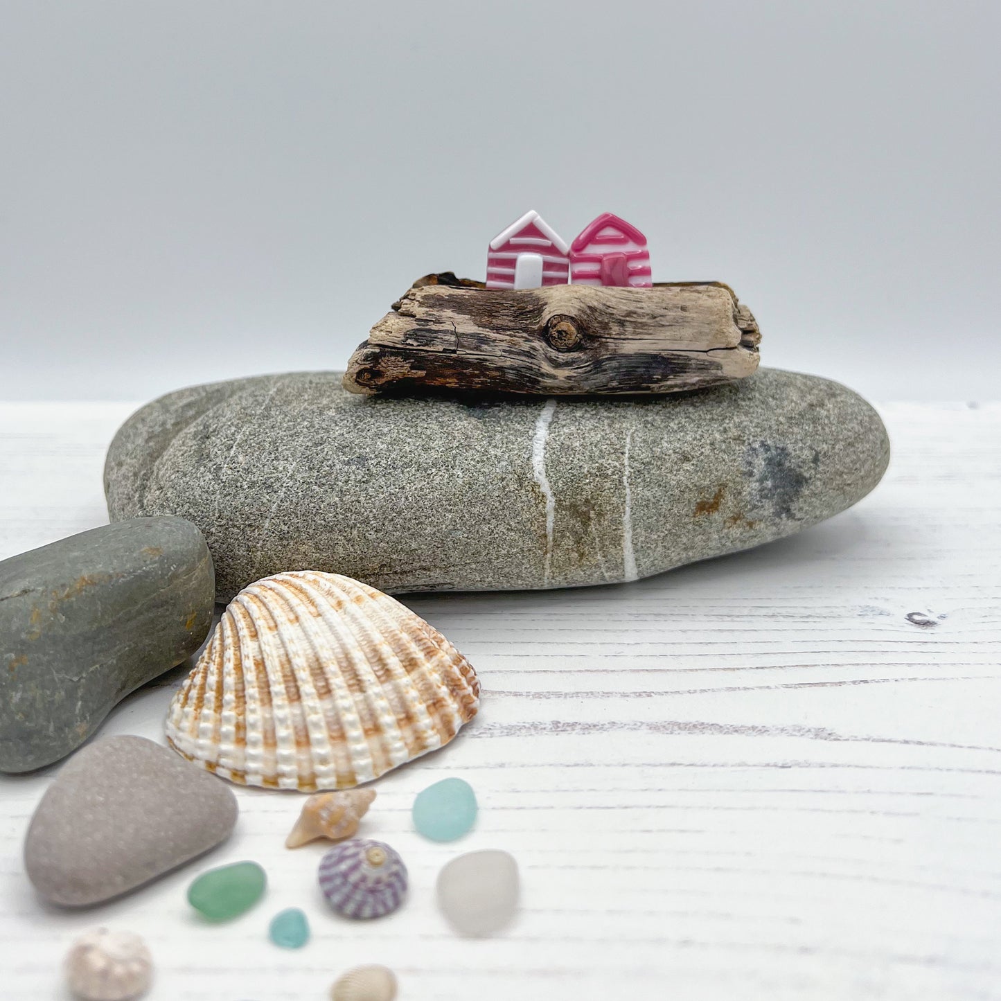 Small Driftwood Beach Huts