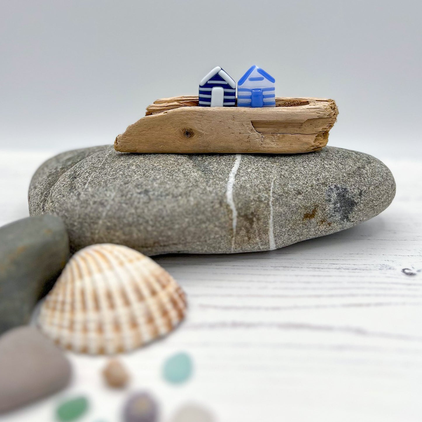Small Driftwood Beach Huts