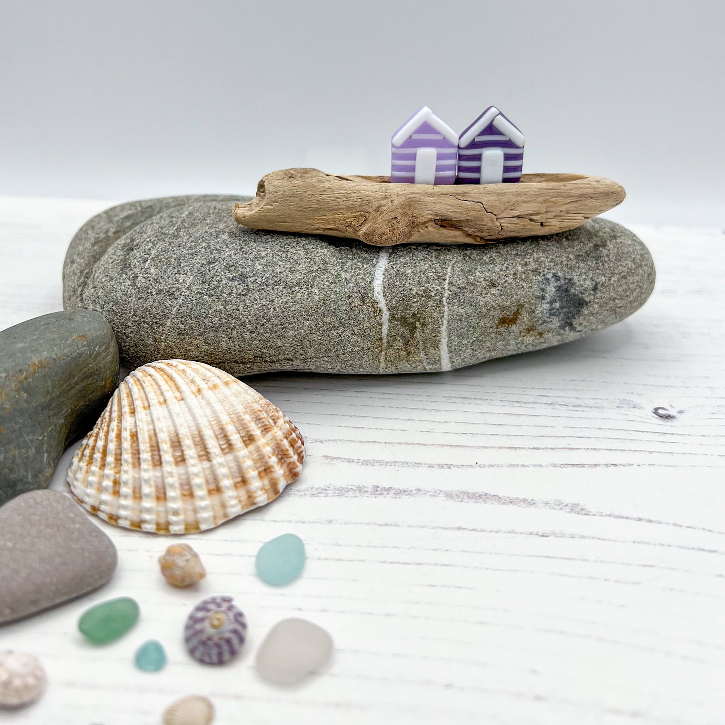Small Driftwood Beach Huts