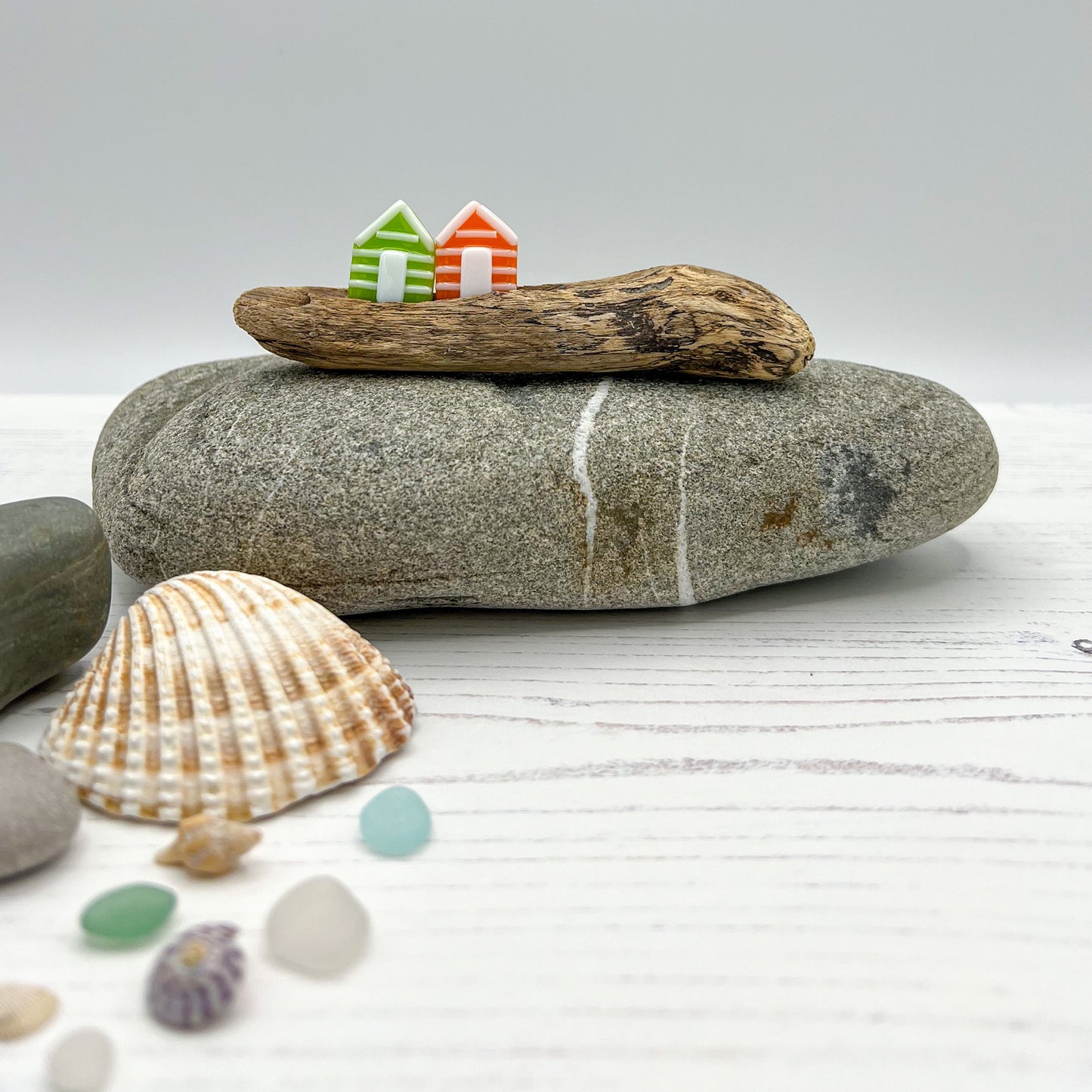 Small Driftwood Beach Huts