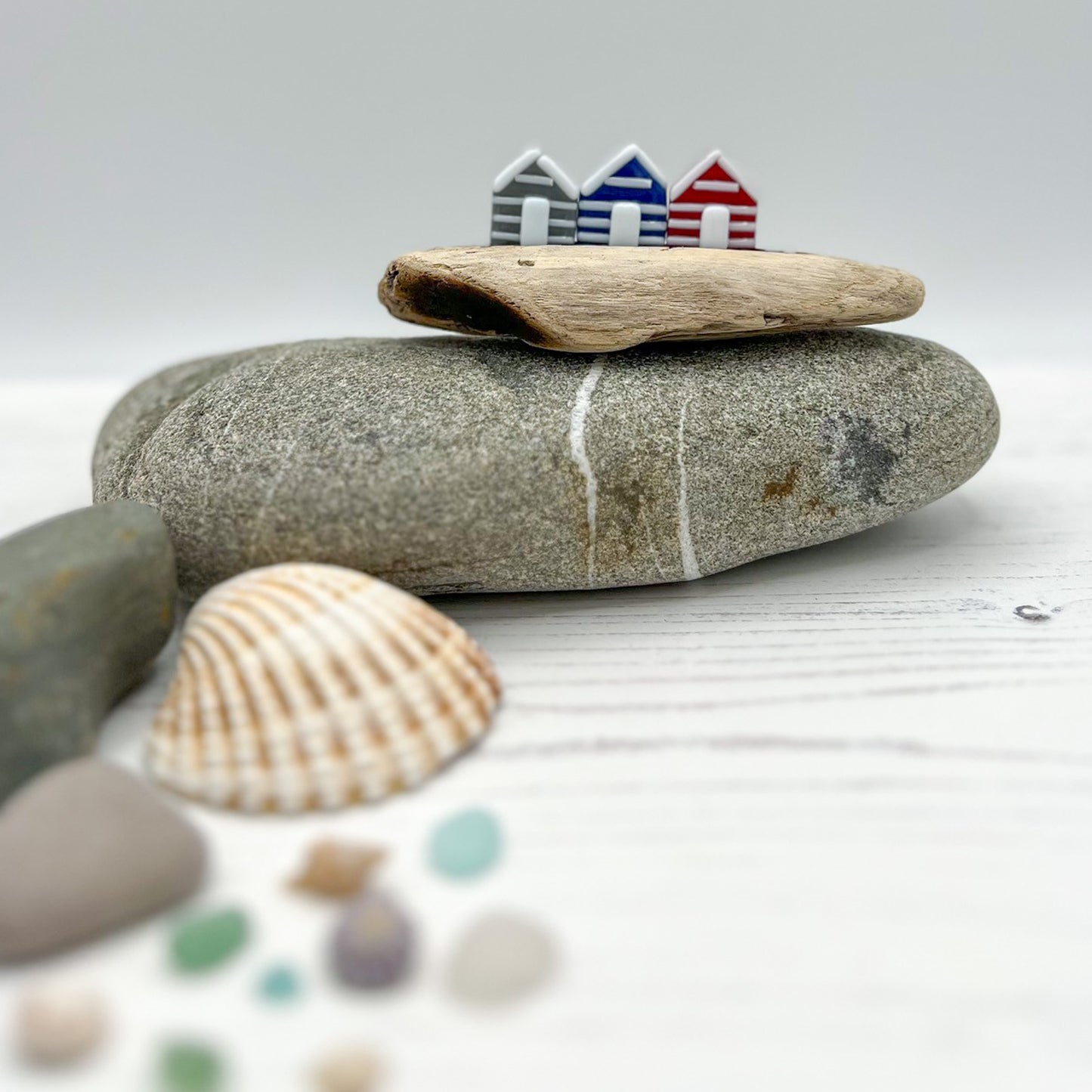 Medium Driftwood Beach Huts