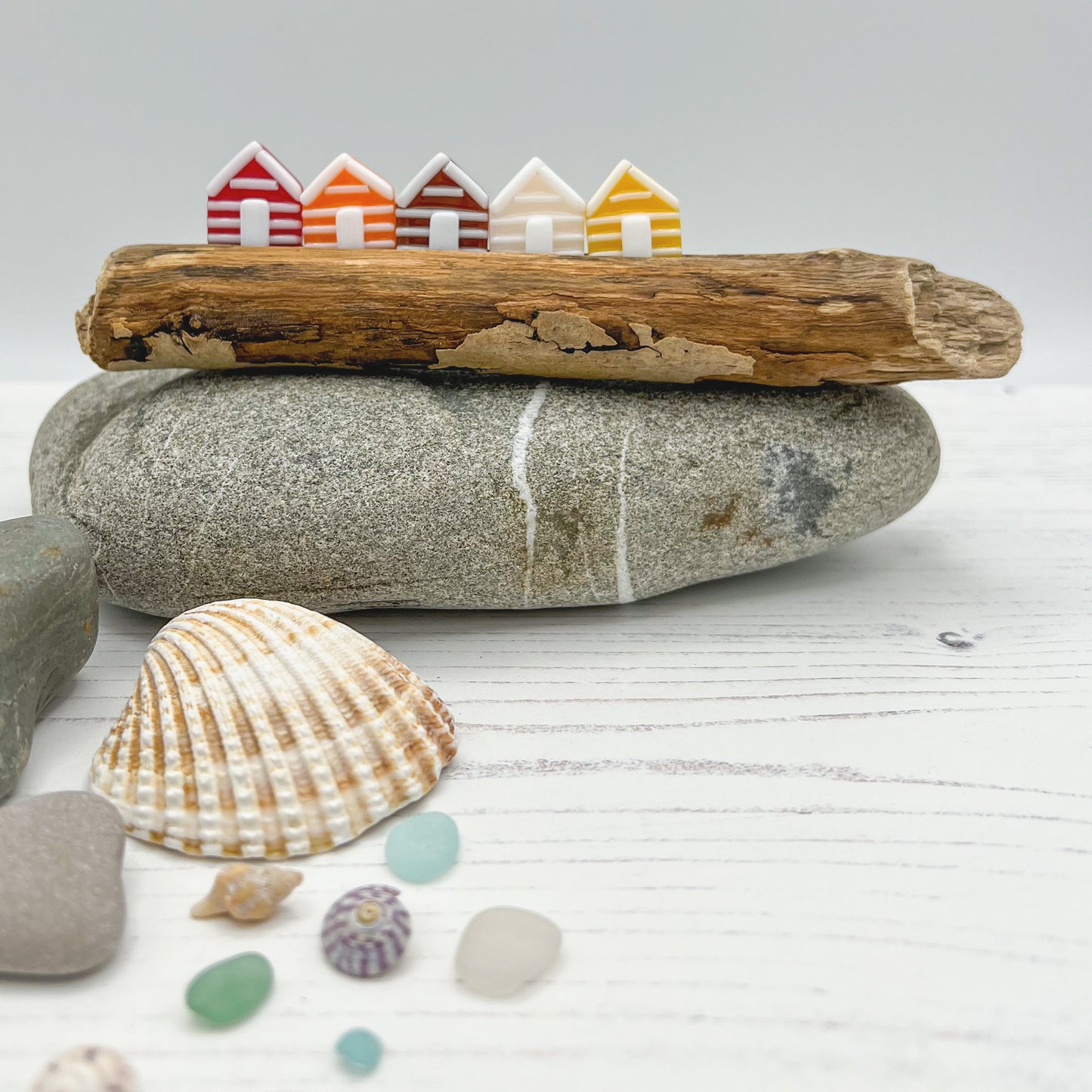 Large Driftwood Beach Huts