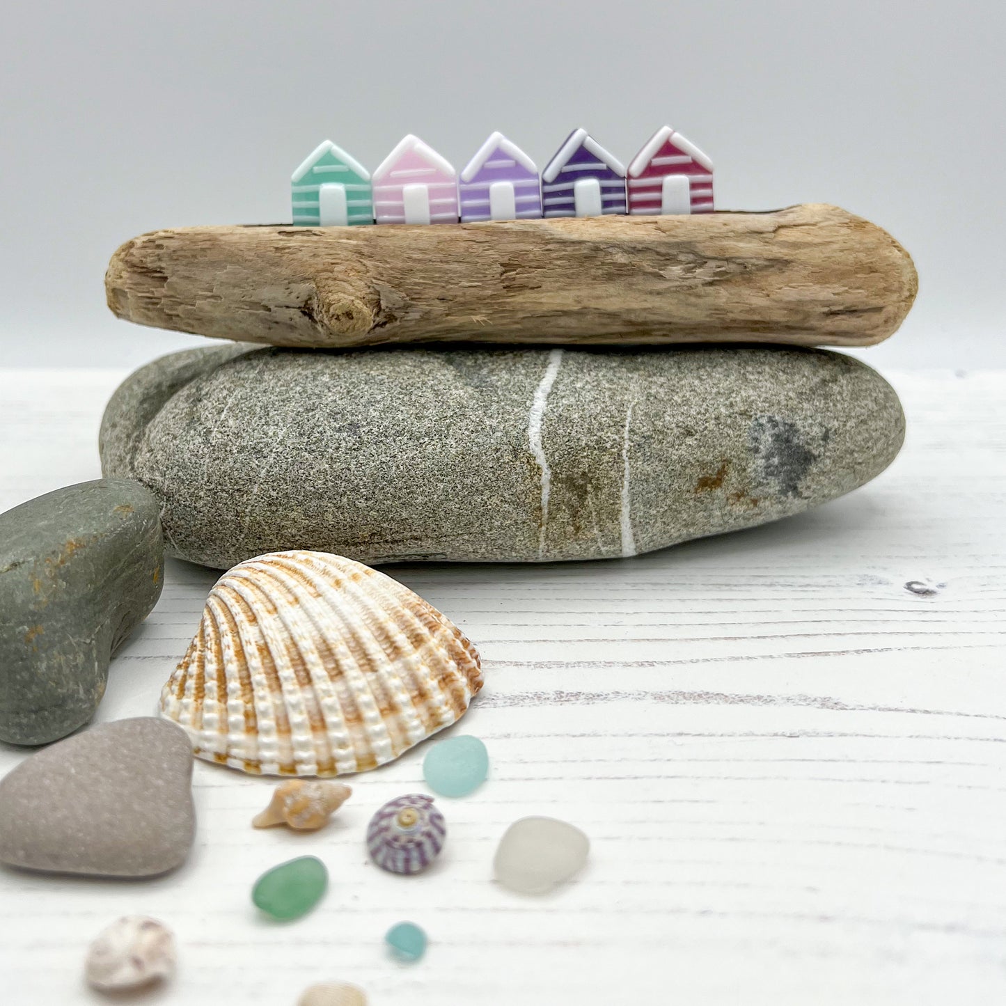Large Driftwood Beach Huts