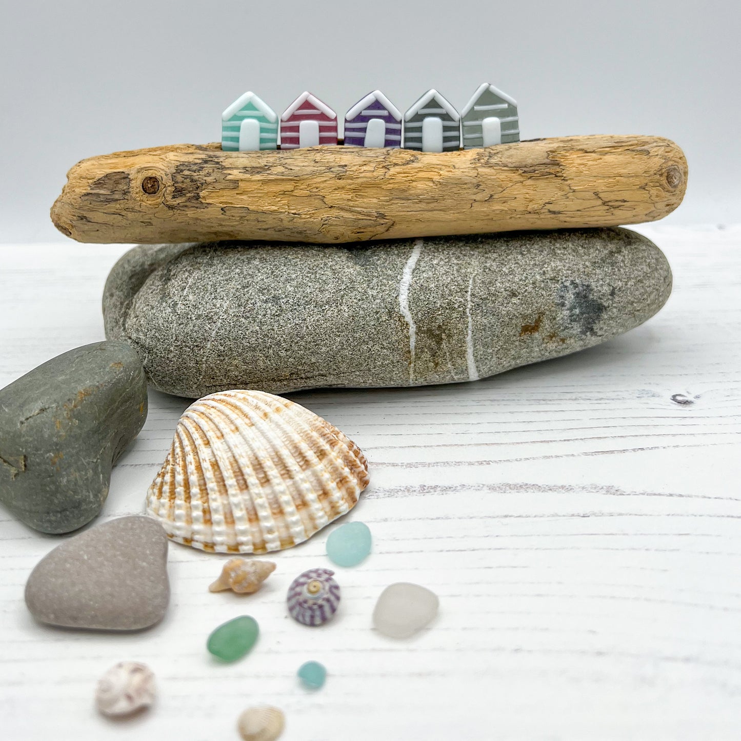 Large Driftwood Beach Huts
