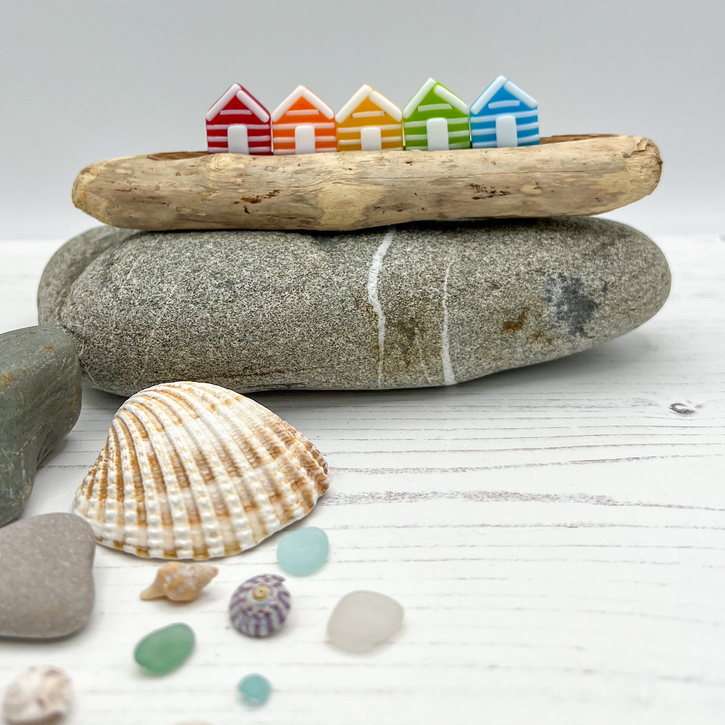 Large Driftwood Beach Huts