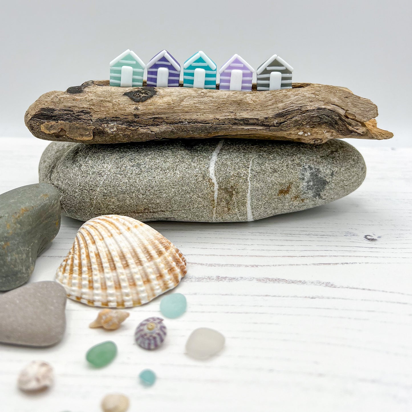Large Driftwood Beach Huts