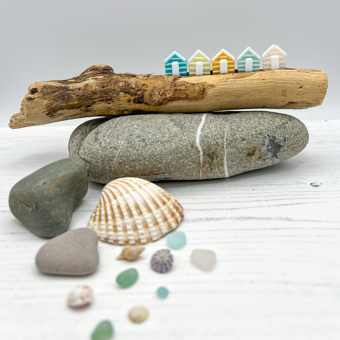 Large Driftwood Beach Huts