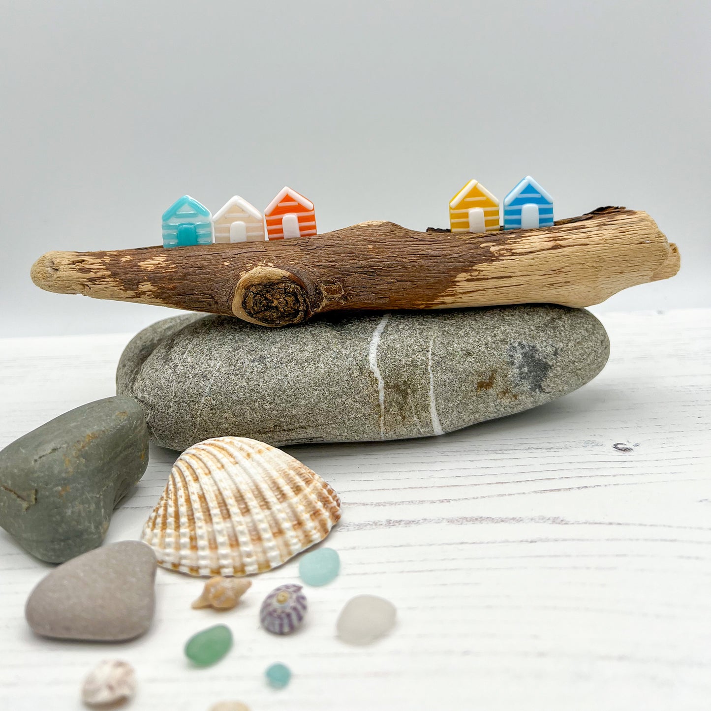 Large Driftwood Beach Huts