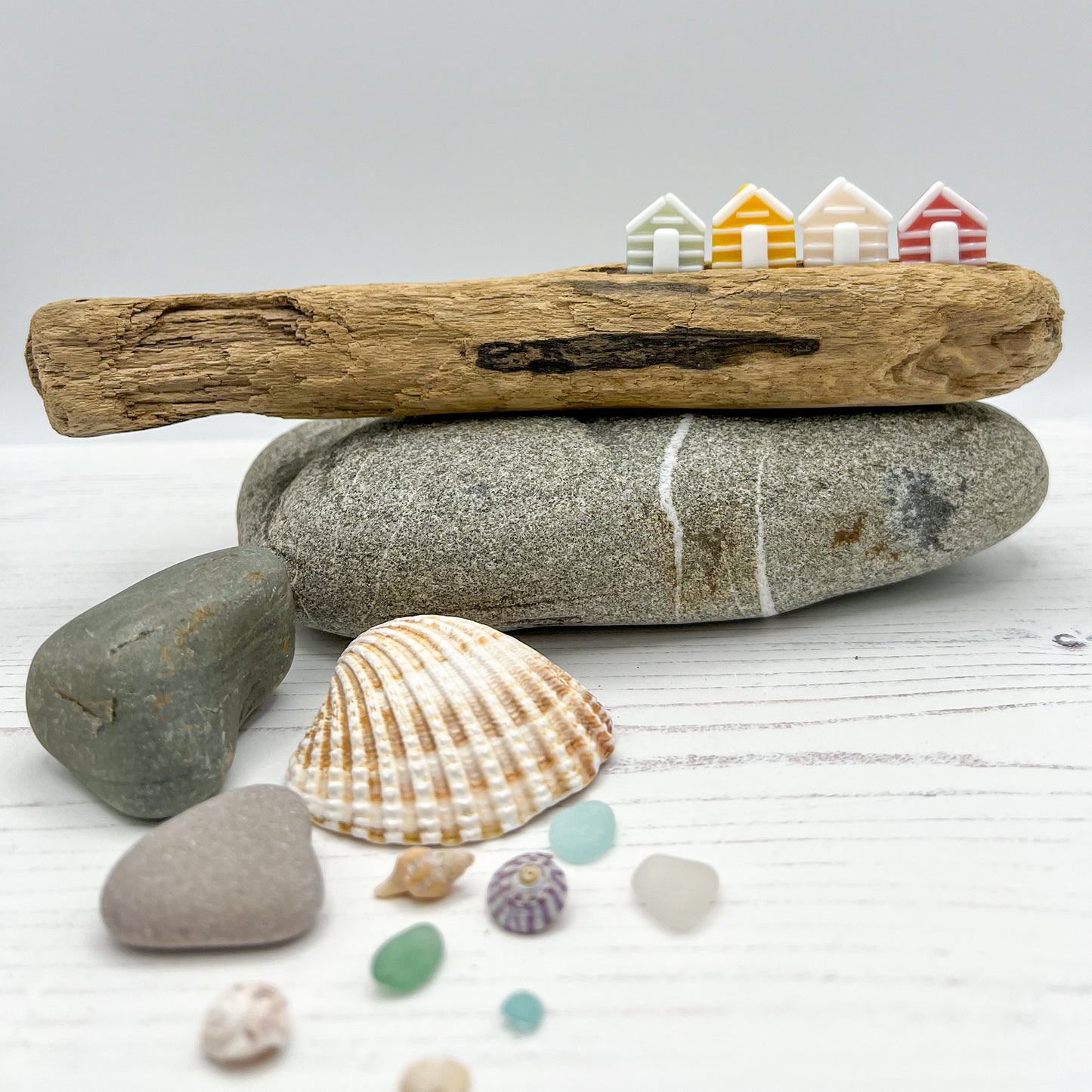 Medium-Large Driftwood Beach Huts